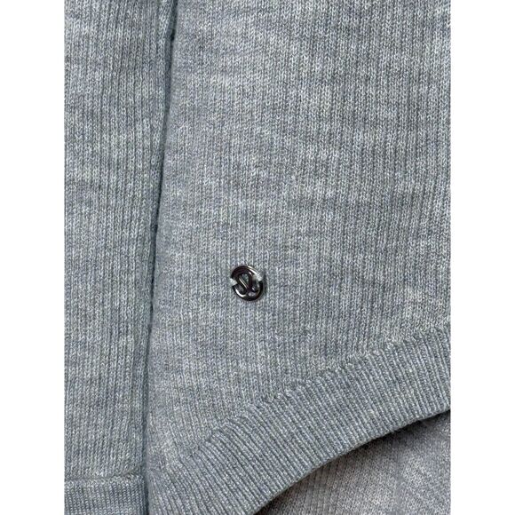 Lululemon Athletica Women's Size 2 Gray Cabin Yogi Wrap Cardigan Open Front - Picture 7 of 8